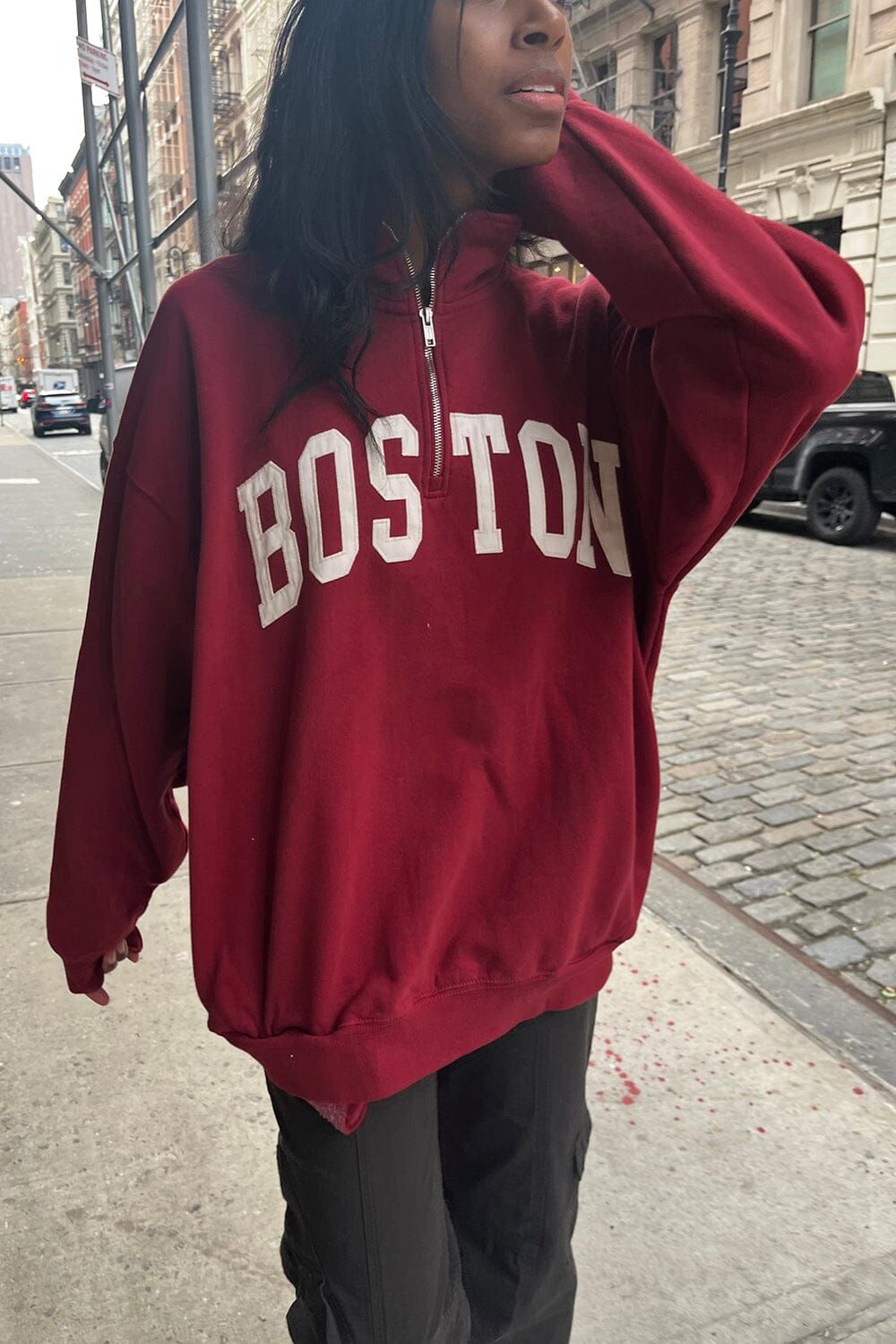 Missy Boston Sweatshirt sold by Brandy Melville product image thumbnail 2