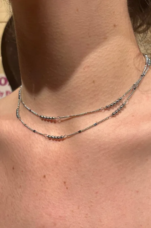 Stainless Steel Layered Necklace sold by Brandy Melville