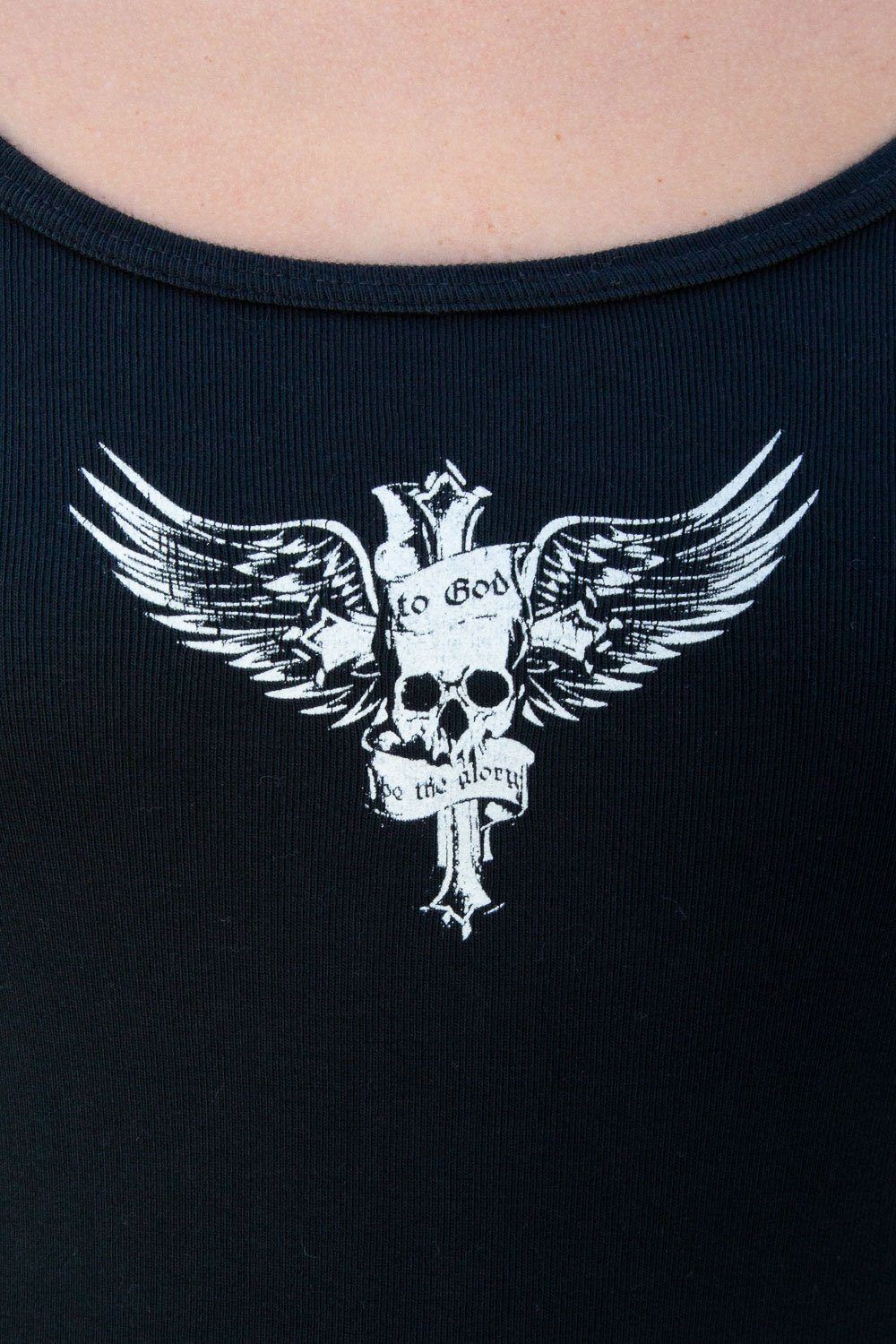 Jillian Skull Top sold by Brandy Melville product image thumbnail 4