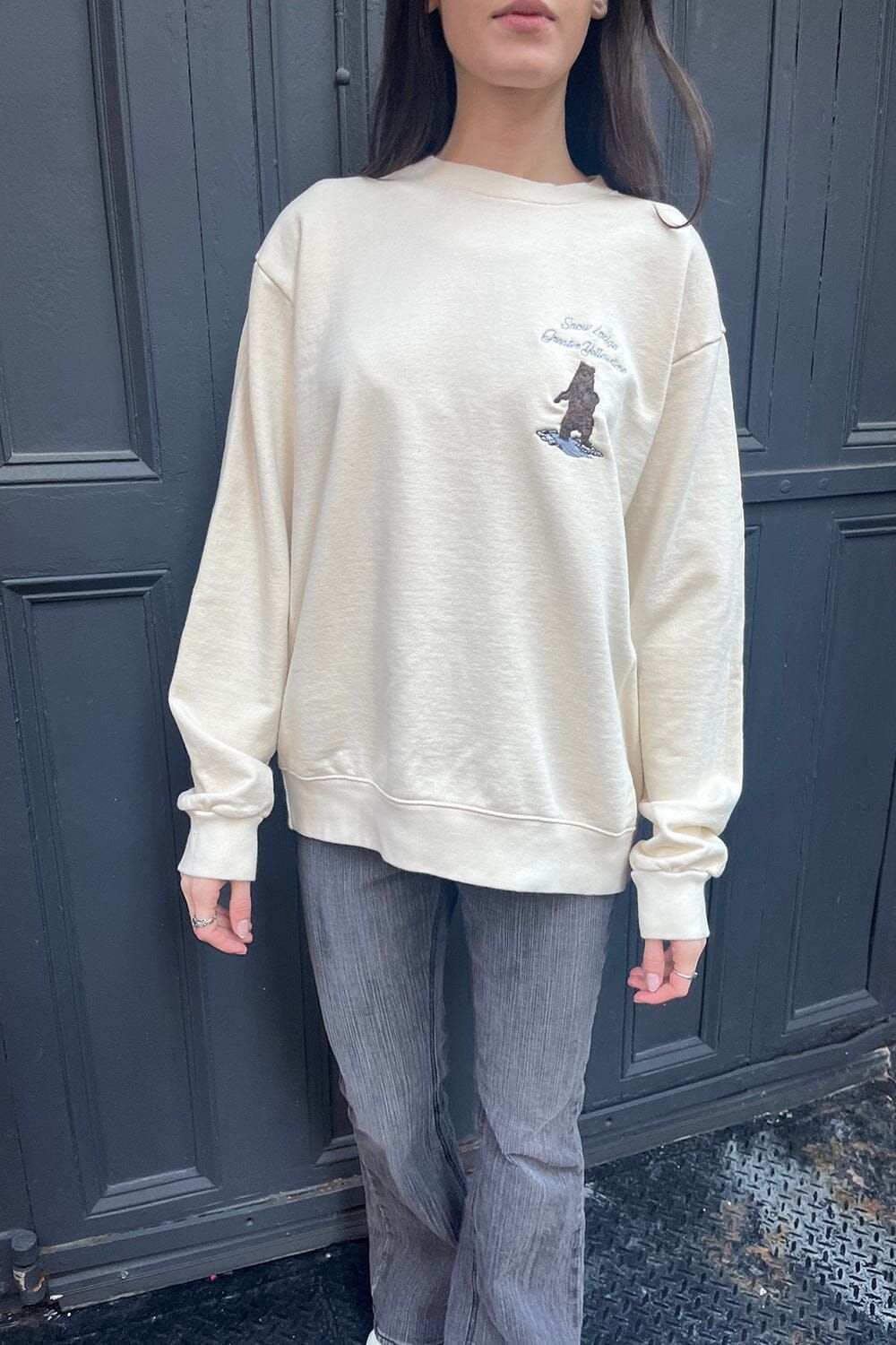 Erica Snow Lodge Greater Yellowstone Sweatshirt sold by Brandy Melville product image thumbnail 2