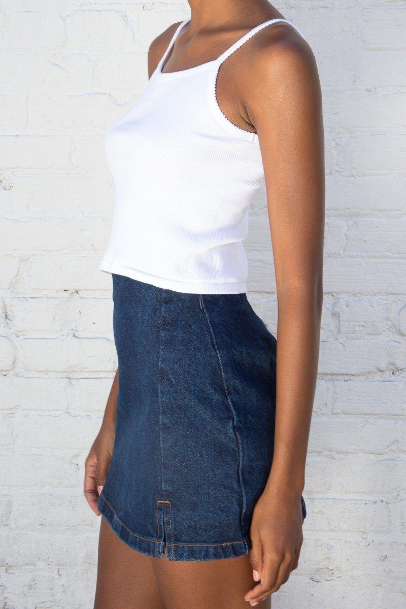 Belle Ruffle Tank sold by Brandy Melville product image thumbnail 10
