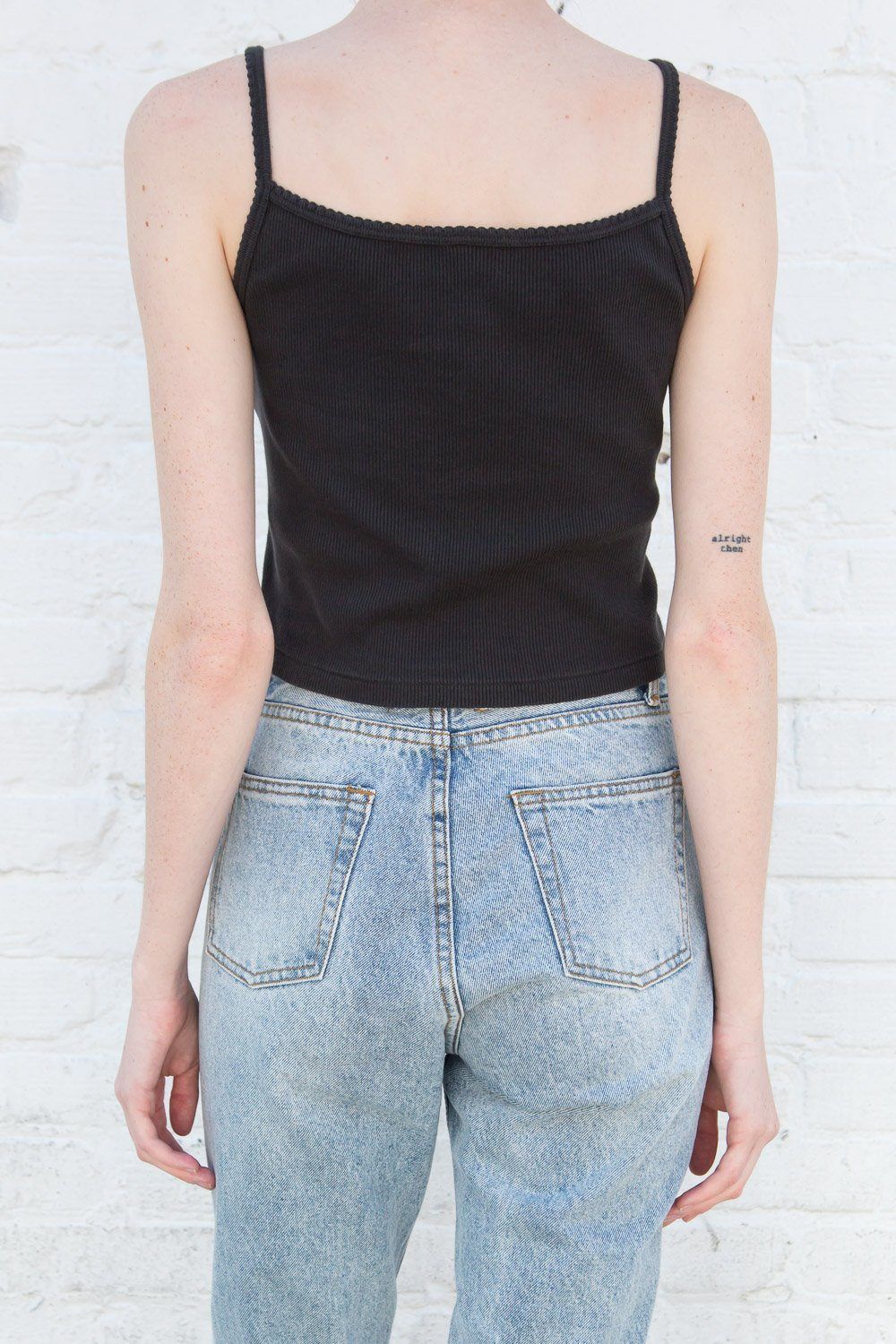 Belle Ruffle Tank sold by Brandy Melville product image thumbnail 7