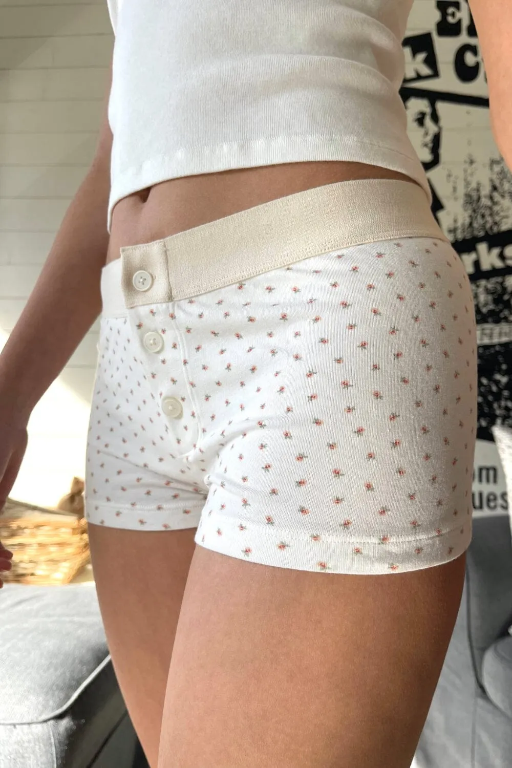 Floral Boyshort Underwear sold by Brandy Melville product image thumbnail 3