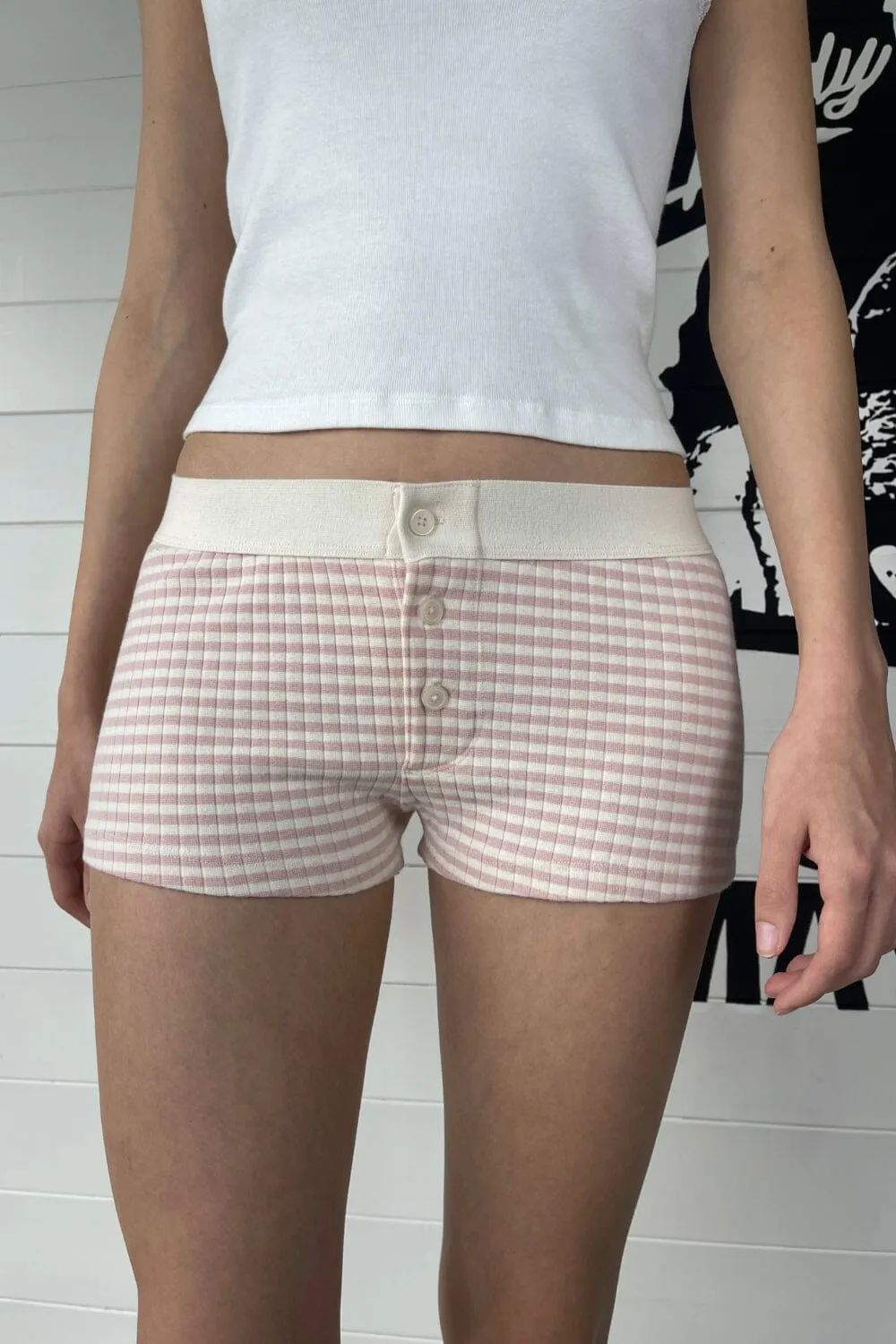 Boyshort Thick Ribbed Underwear sold by Brandy Melville