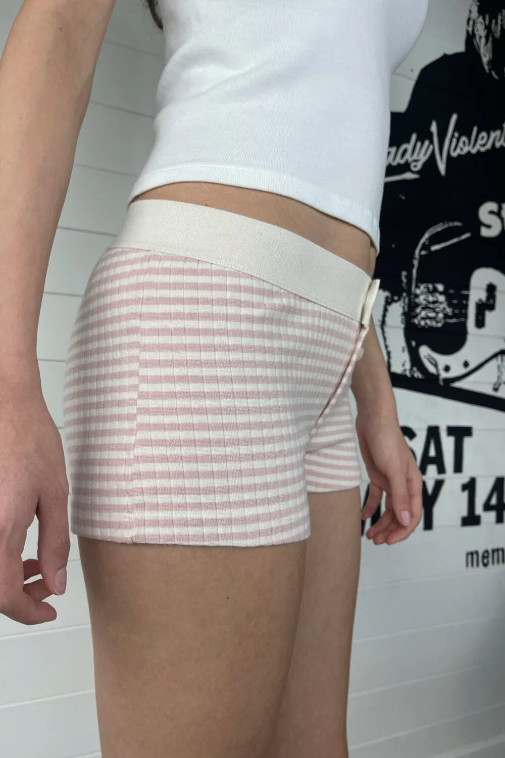 Boyshort Thick Ribbed Underwear sold by Brandy Melville product image thumbnail 2