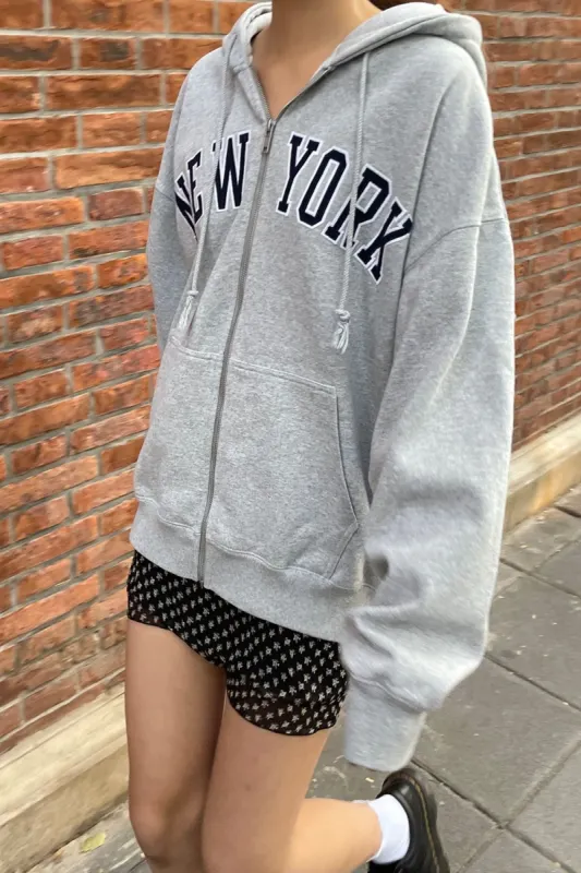Christy New York Hoodie sold by Brandy Melville