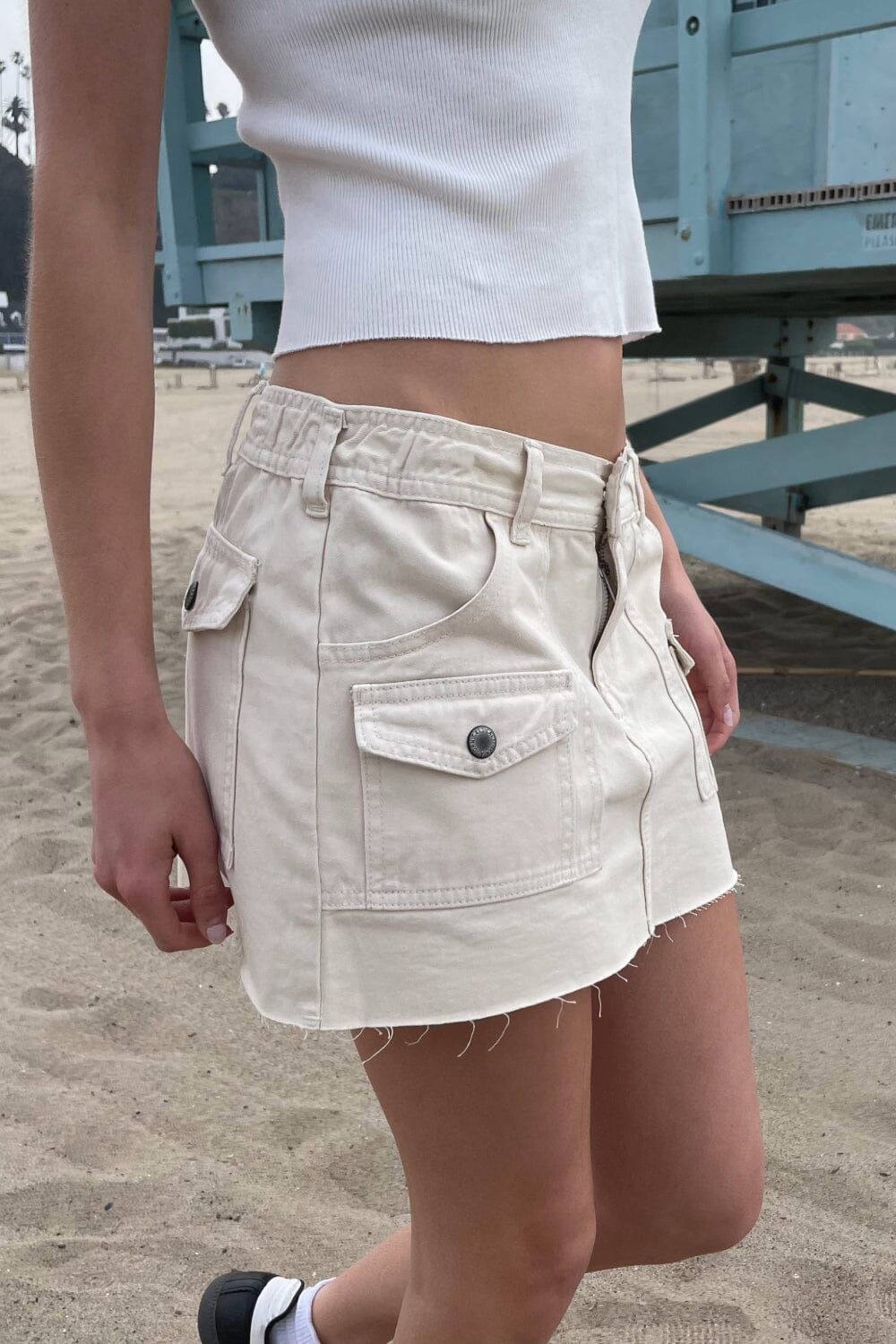 Corinne Cargo Mini Skirt sold by Brandy Melville product image thumbnail 3