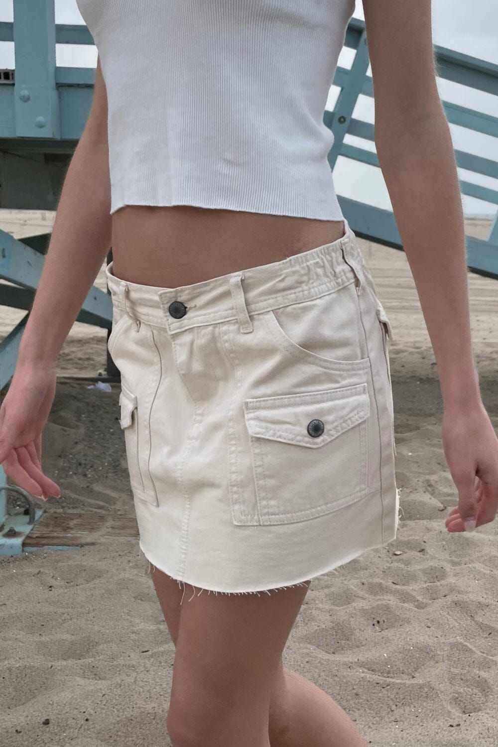 Corinne Cargo Mini Skirt sold by Brandy Melville product image thumbnail 2