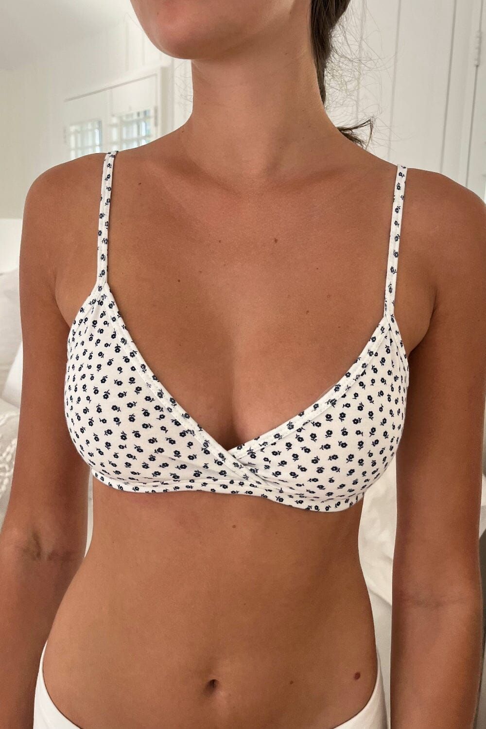 Polina Floral Bra Top sold by Brandy Melville product image thumbnail 2