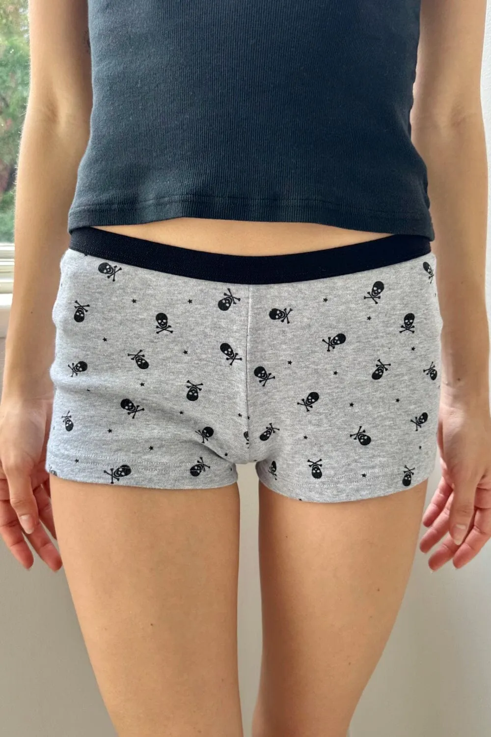Skulls And Stars Boxer Underwear sold by Brandy Melville