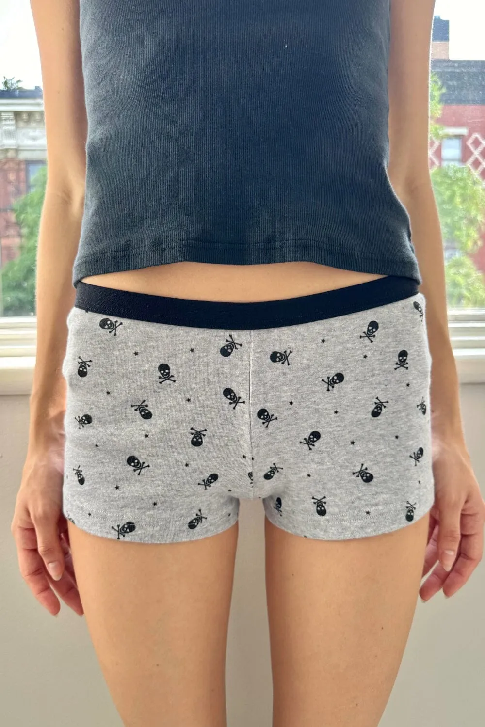 Skulls And Stars Boxer Underwear sold by Brandy Melville product image thumbnail 2