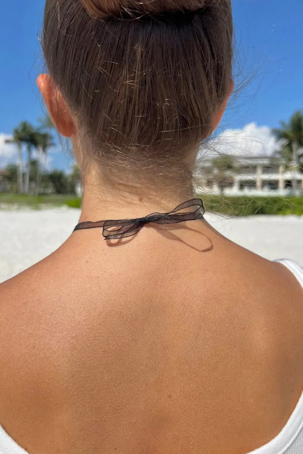 Ribbon Heart Necklace sold by Brandy Melville product image thumbnail 4