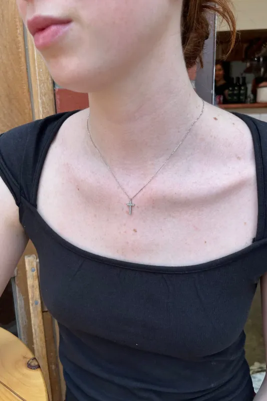 Stainless Steal Cross Necklace sold by Brandy Melville
