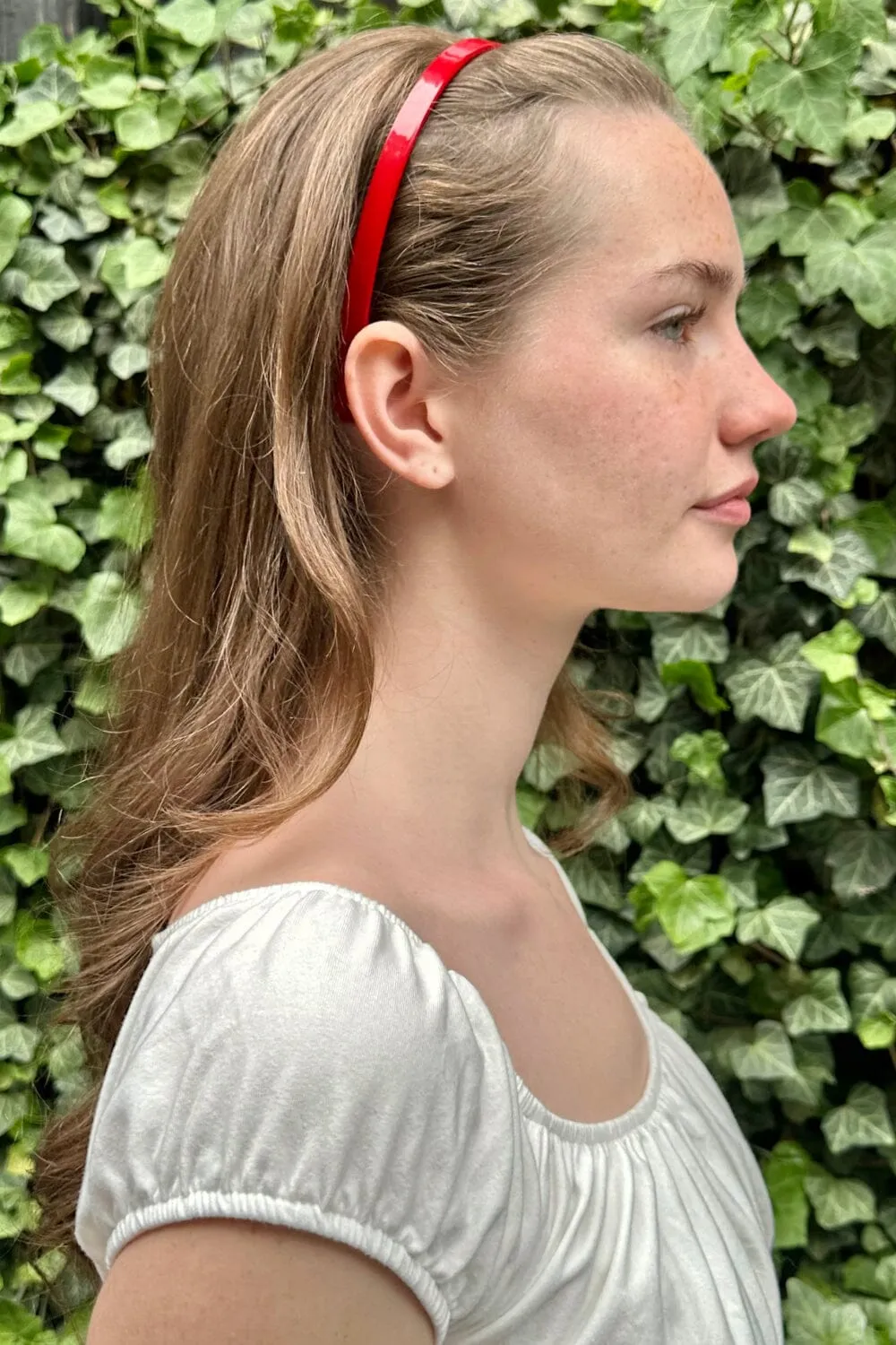 Red Headband sold by Brandy Melville