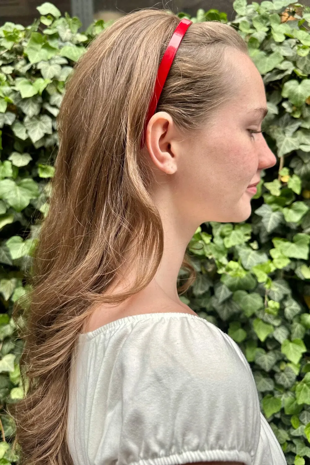Red Headband sold by Brandy Melville product image thumbnail 3