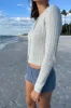 Zoe Cable Knit Cardigan sold by Brandy Melville