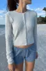 Zoe Cable Knit Cardigan sold by Brandy Melville