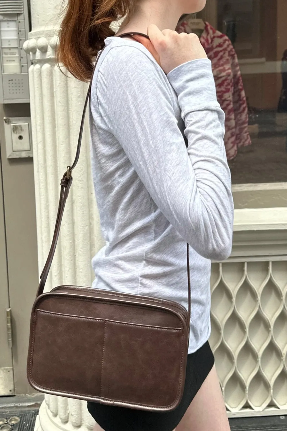 Brown Shoulder Bag sold by Brandy Melville product image thumbnail 3
