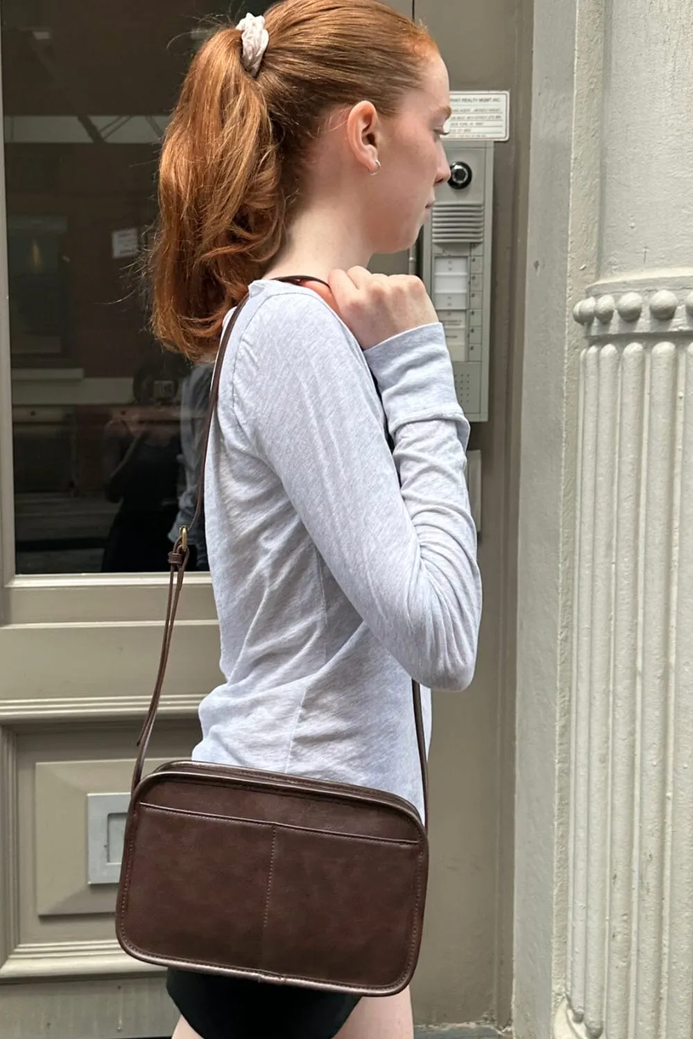 Brown Shoulder Bag sold by Brandy Melville product image thumbnail 2