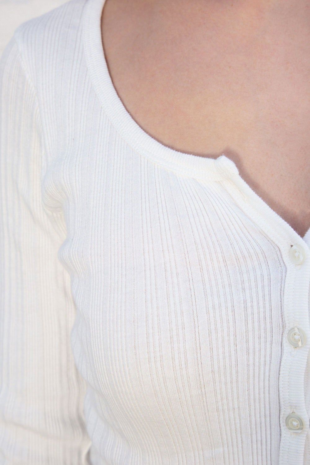 Zelly Ribbed Long Sleeve Top sold by Brandy Melville product image thumbnail 4