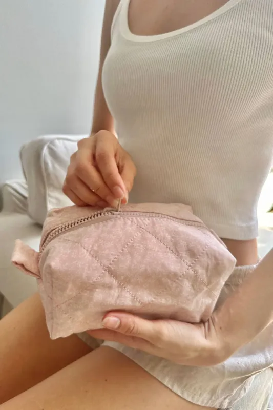 Floral Mini Makeup Bag sold by Brandy Melville