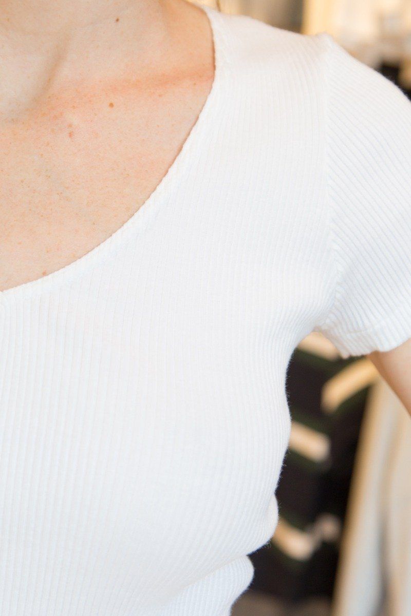 Ashlyn Ribbed Top sold by Brandy Melville product image thumbnail 4