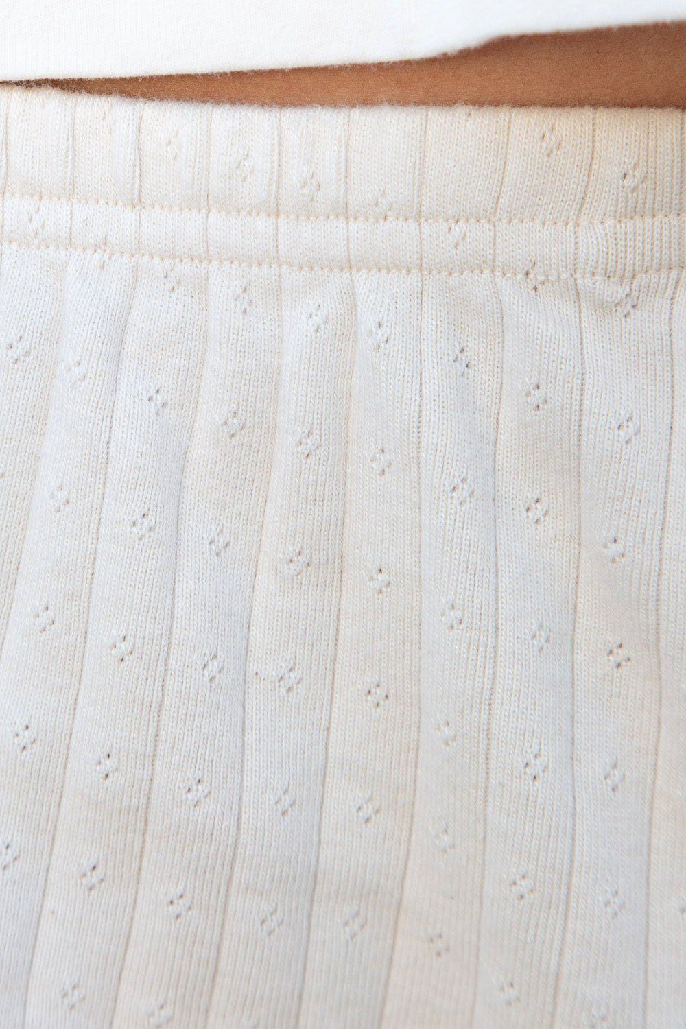 Emery Eyelet Sweatshorts sold by Brandy Melville product image thumbnail 4