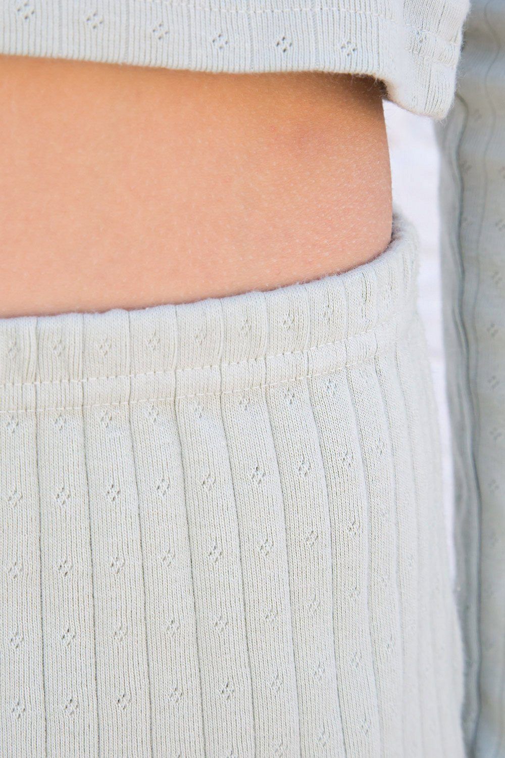 Emery Eyelet Sweatshorts sold by Brandy Melville product image thumbnail 8