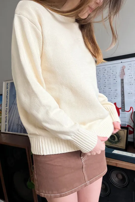 Brianna Cotton Sweater sold by Brandy Melville