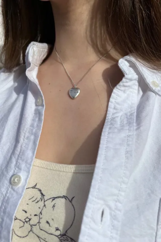 Forever Heart Necklace sold by Brandy Melville