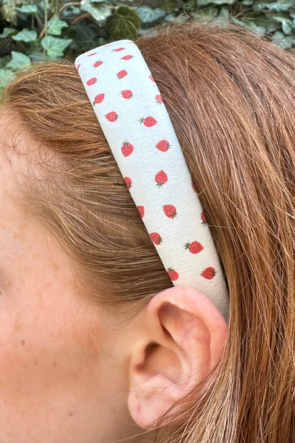 Strawberry Headband sold by Brandy Melville product image thumbnail 3