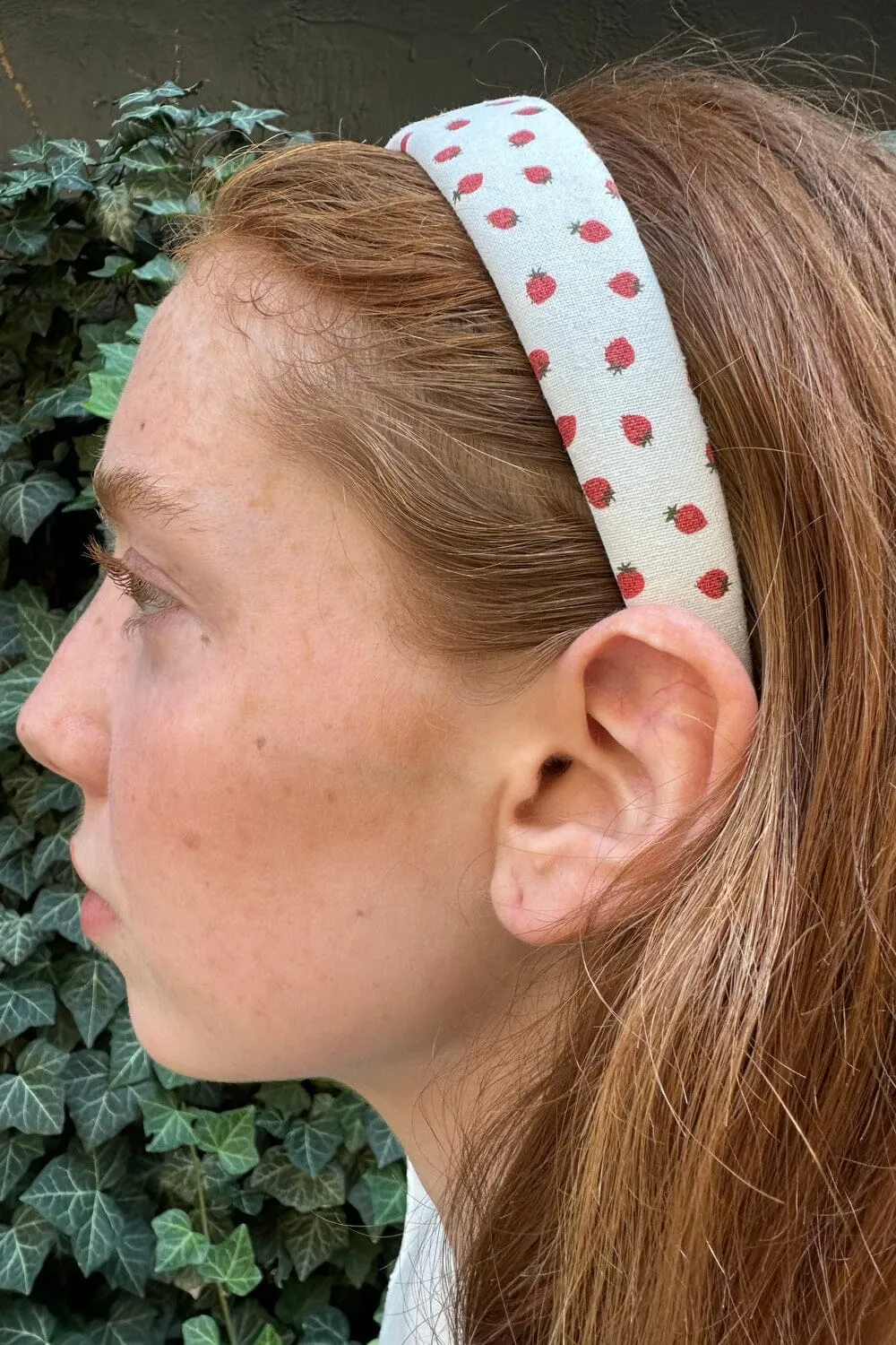 Strawberry Headband sold by Brandy Melville