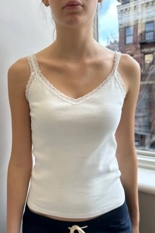 Lea Lace Tank sold by Brandy Melville