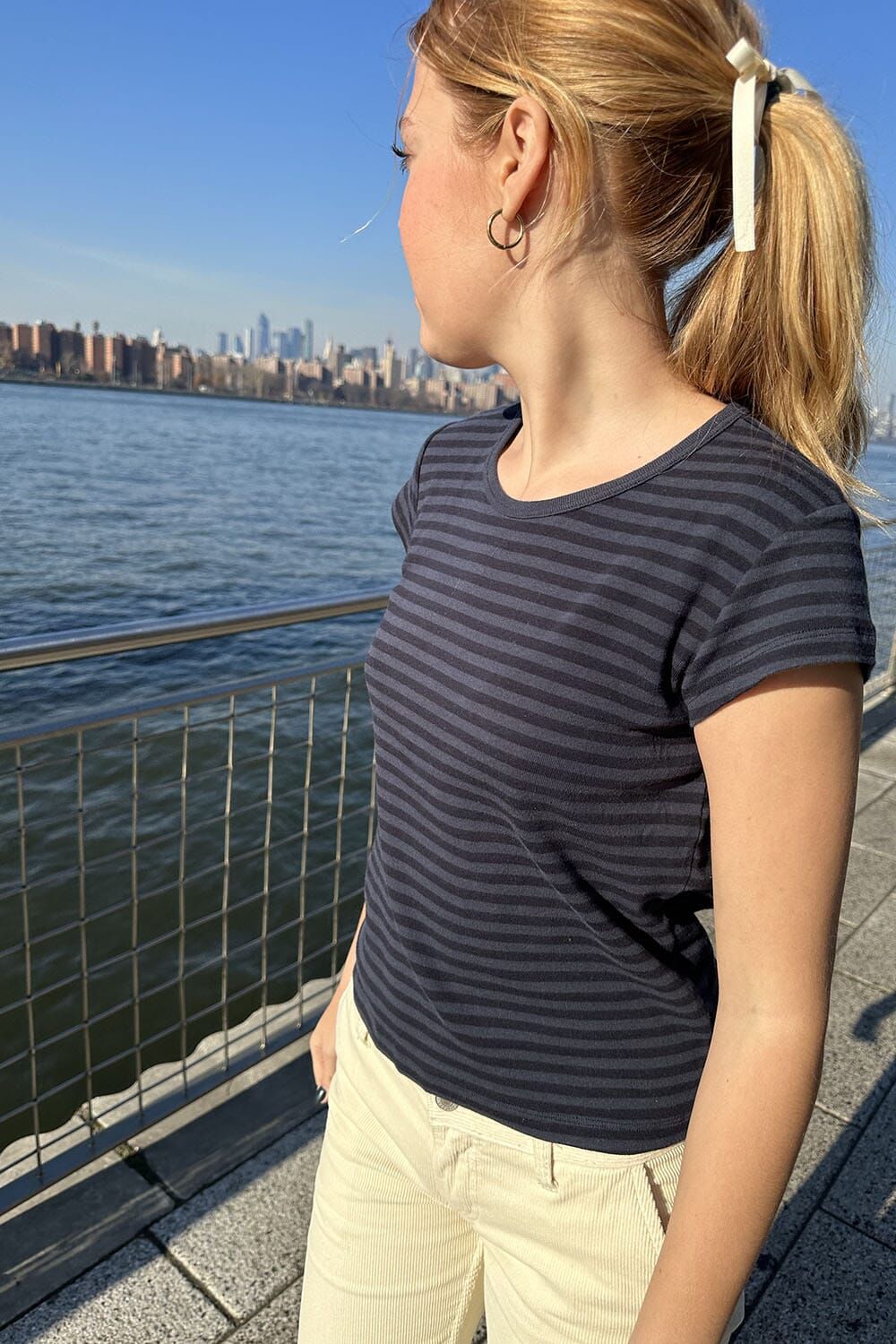 Hailie Stripe Top sold by Brandy Melville product image thumbnail 2