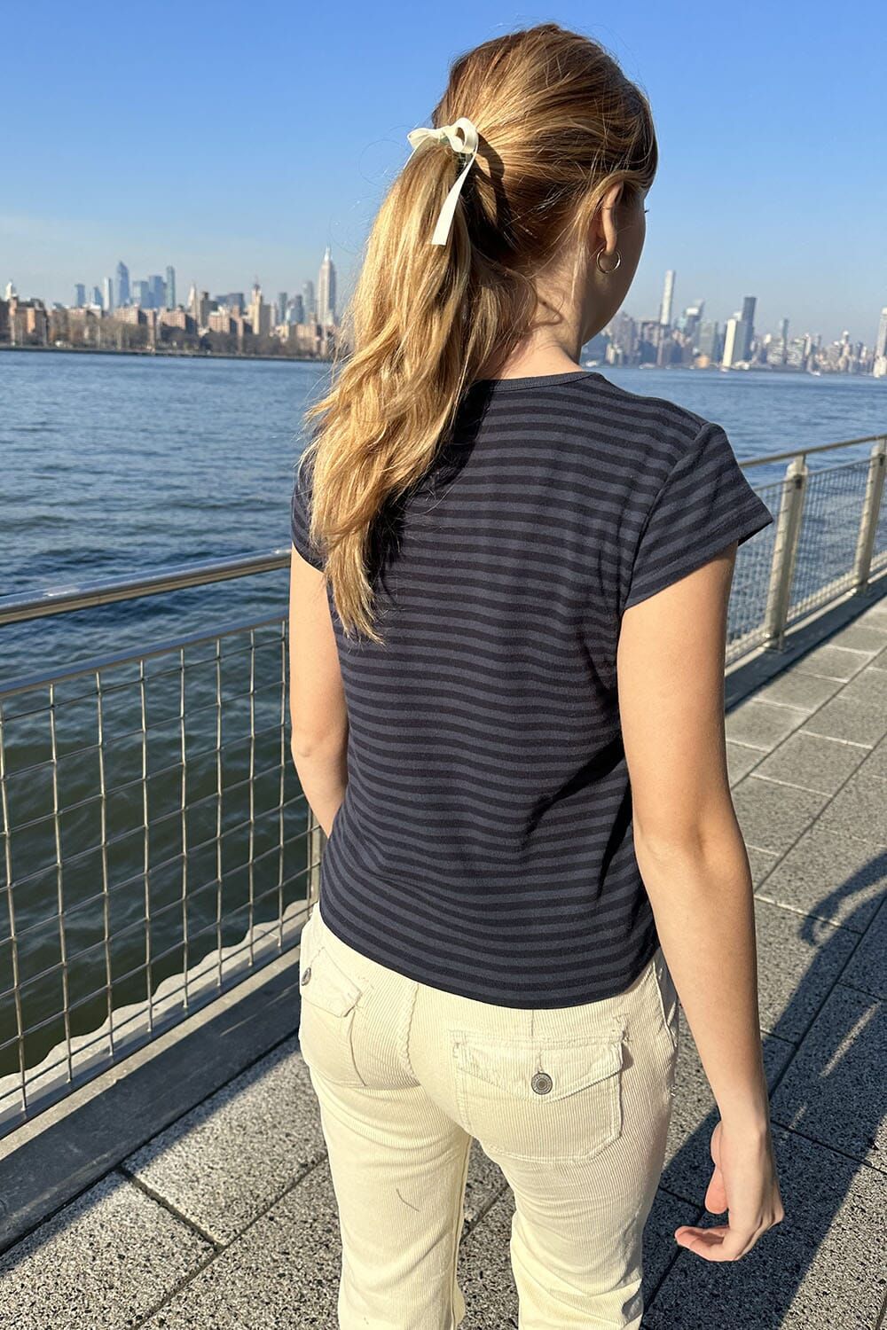 Hailie Stripe Top sold by Brandy Melville product image thumbnail 4