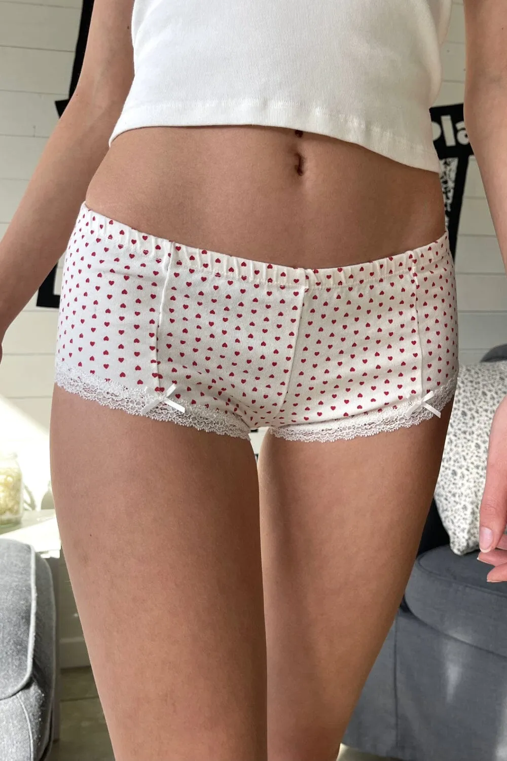 Heart Lace Hipster Underwear sold by Brandy Melville product image thumbnail 2