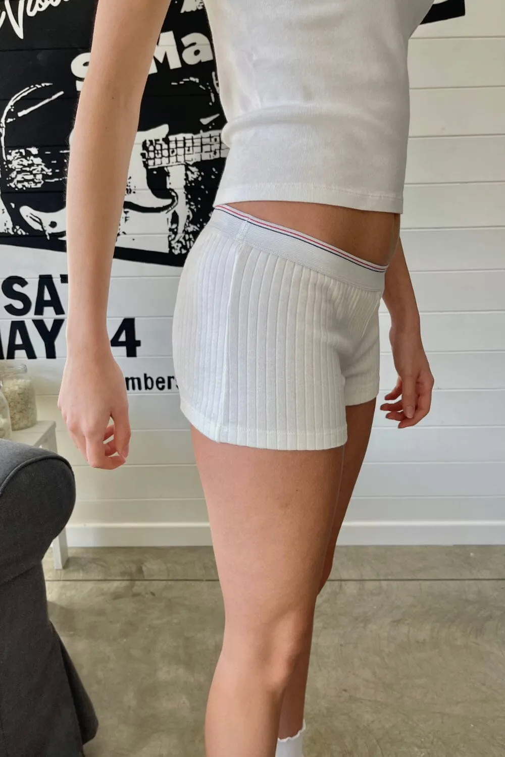 Boxer Thick Ribbed Underwear sold by Brandy Melville product image thumbnail 3