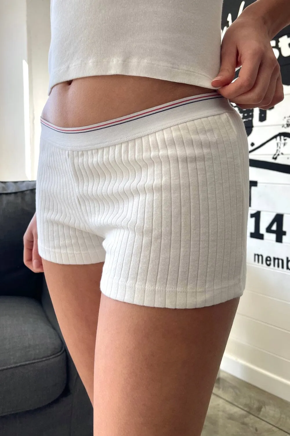 Boxer Thick Ribbed Underwear sold by Brandy Melville product image thumbnail 2
