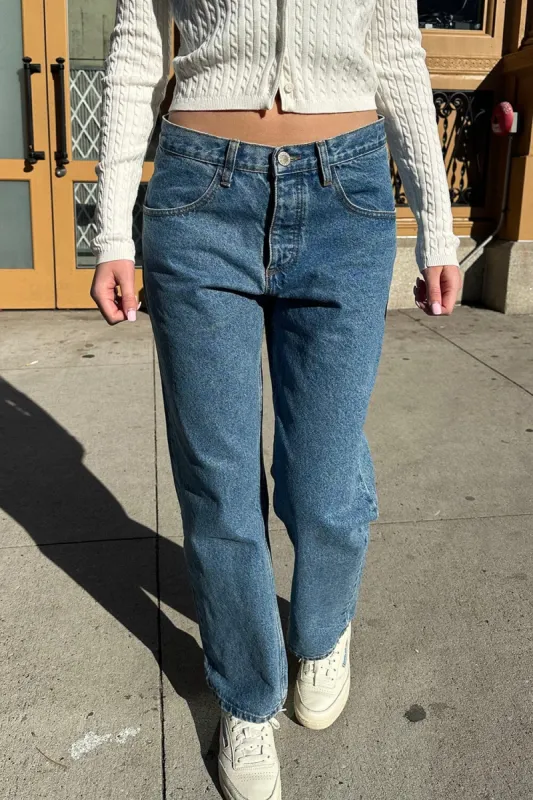 Eliana Medium Wash Jeans sold by Brandy Melville