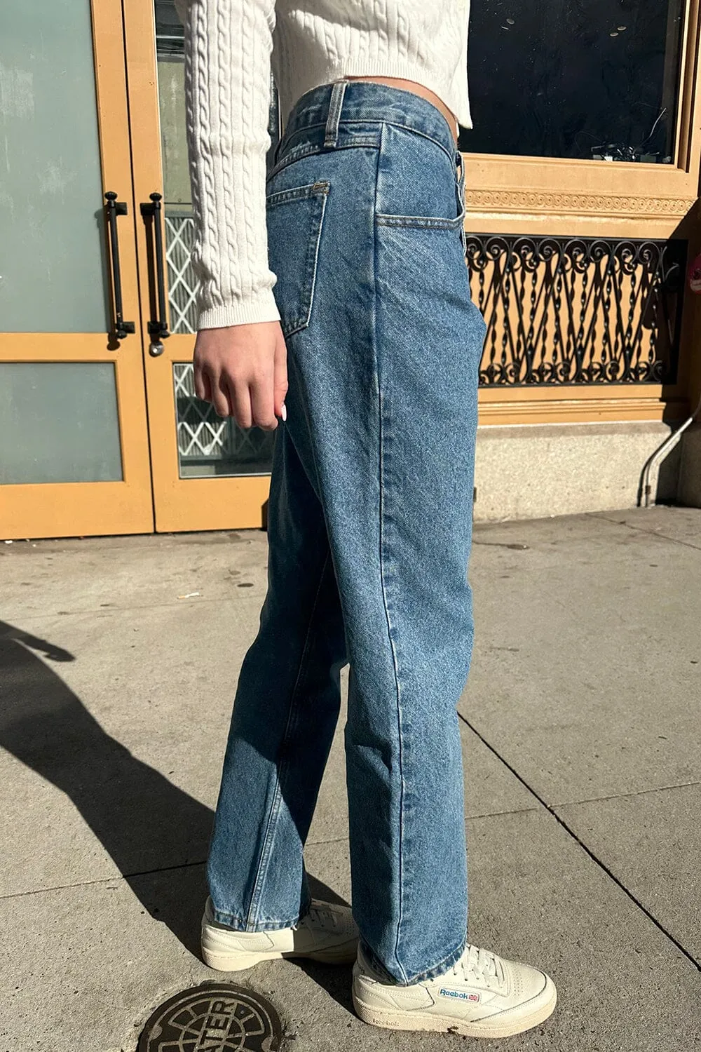 Eliana Medium Wash Jeans sold by Brandy Melville product image thumbnail 2