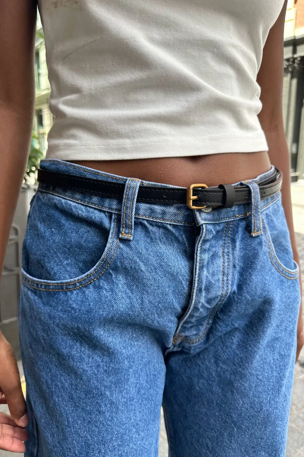 Thin Black Belt sold by Brandy Melville product image thumbnail 2