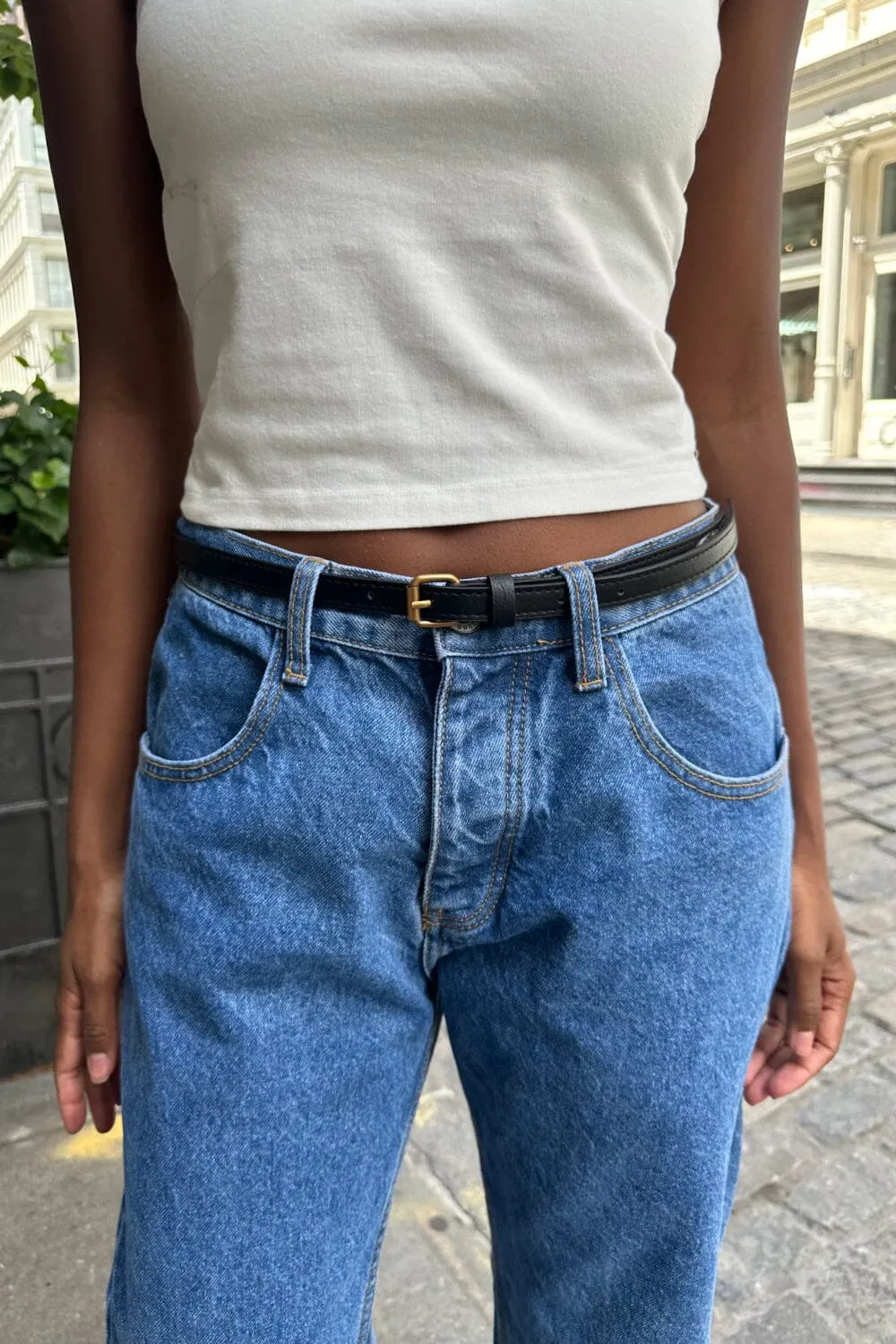 Thin Black Belt sold by Brandy Melville