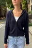 Alana Zip-Up Sweater sold by Brandy Melville