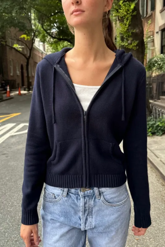 Alana Zip-Up Sweater made by Brandy Melville