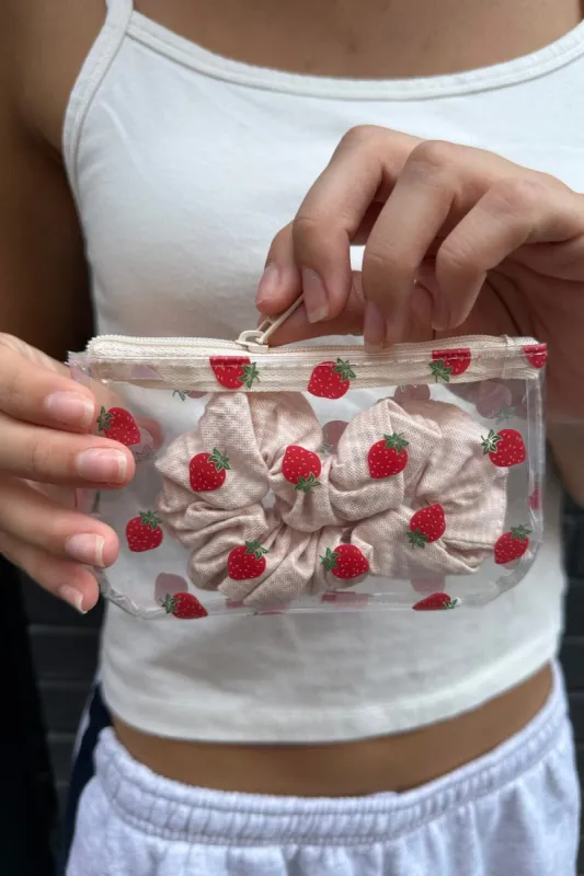 Strawberries Coin Purse made by Brandy Melville
