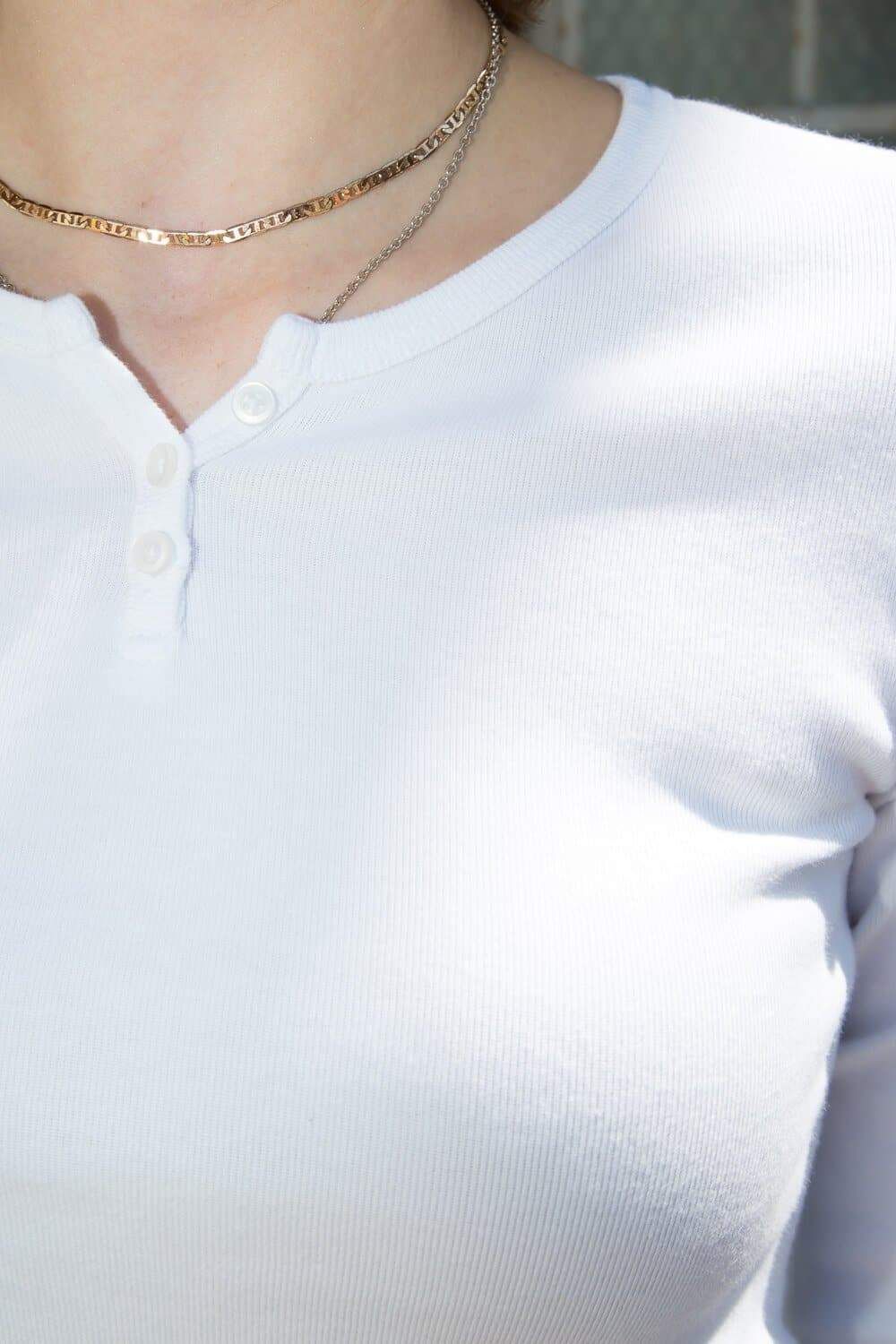 Ashlyn Button Top sold by Brandy Melville product image thumbnail 4