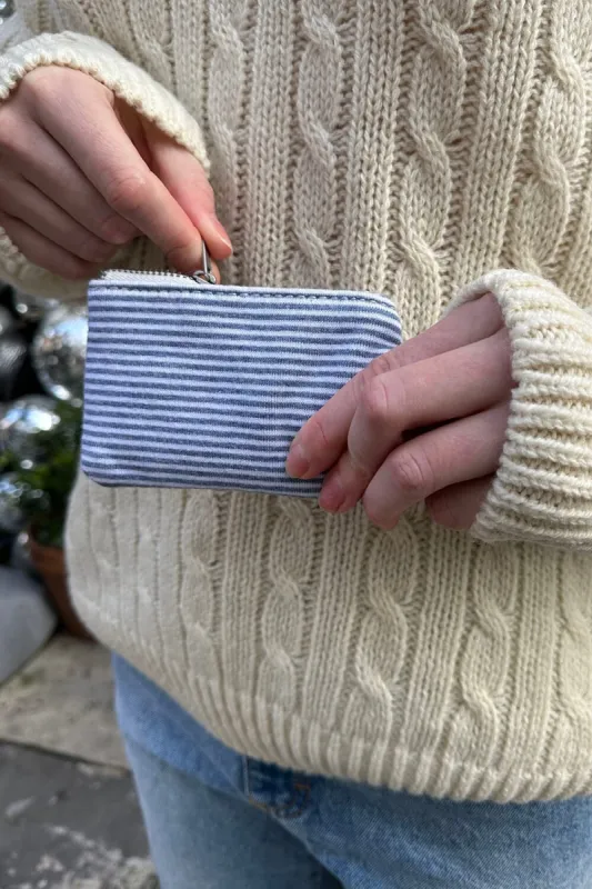 Striped Coin Purse sold by Brandy Melville