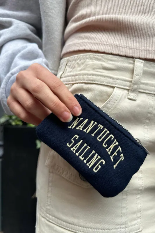 Nantucket Sailing Coin Purse sold by Brandy Melville