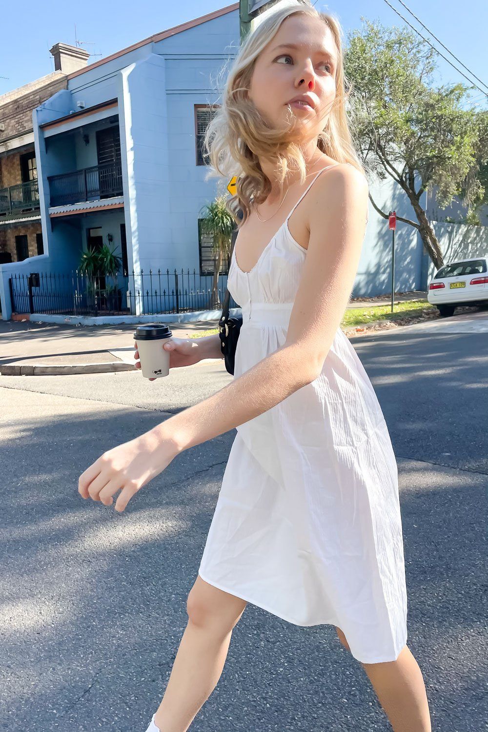 Arianna Cotton Dress sold by Brandy Melville