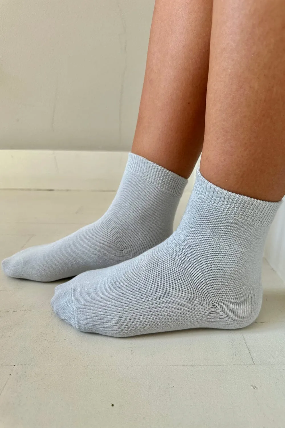 Light Blue Socks sold by Brandy Melville product image thumbnail 2